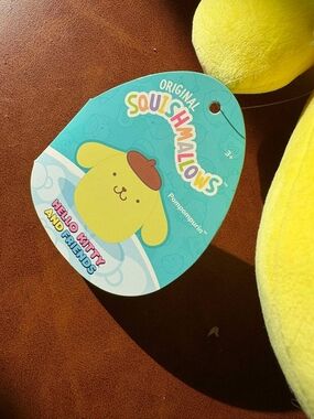 Original Squishmallows Pompompurin Plush - Yellow